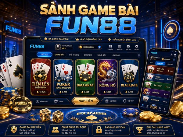 Sảnh game bài Fun88